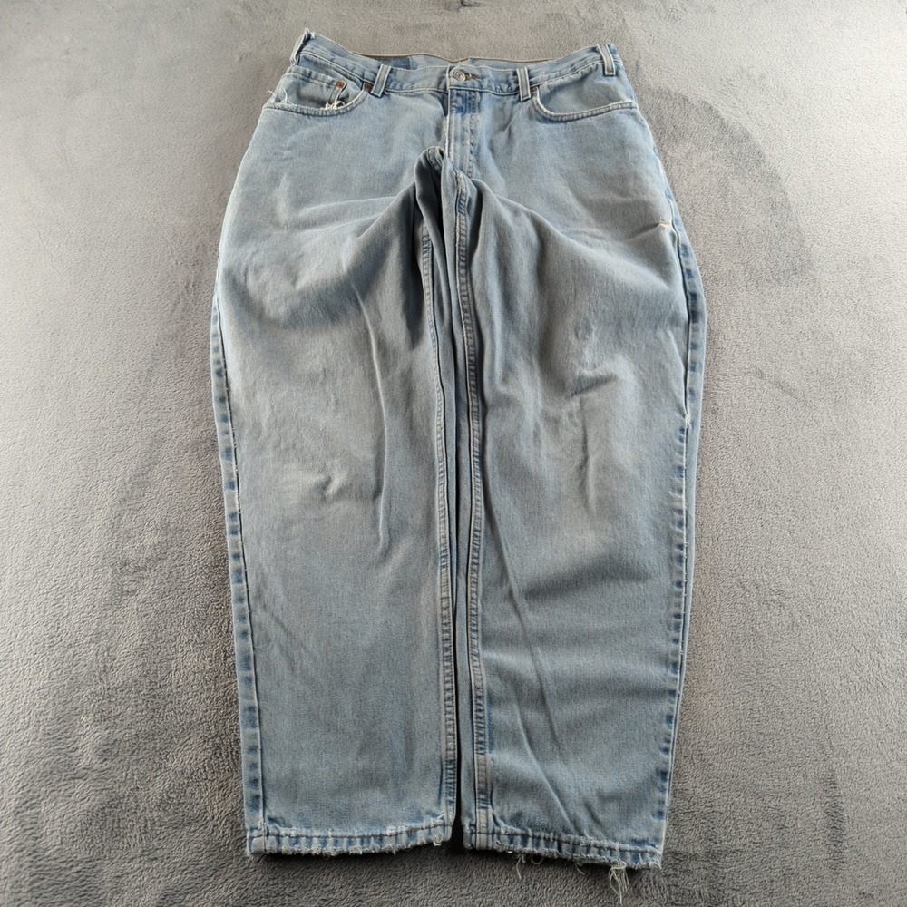 Vintage Y2K Levis 560 Jeans 36 (Fits 34x30) Blue Light Wash Relaxed Wide Baggy